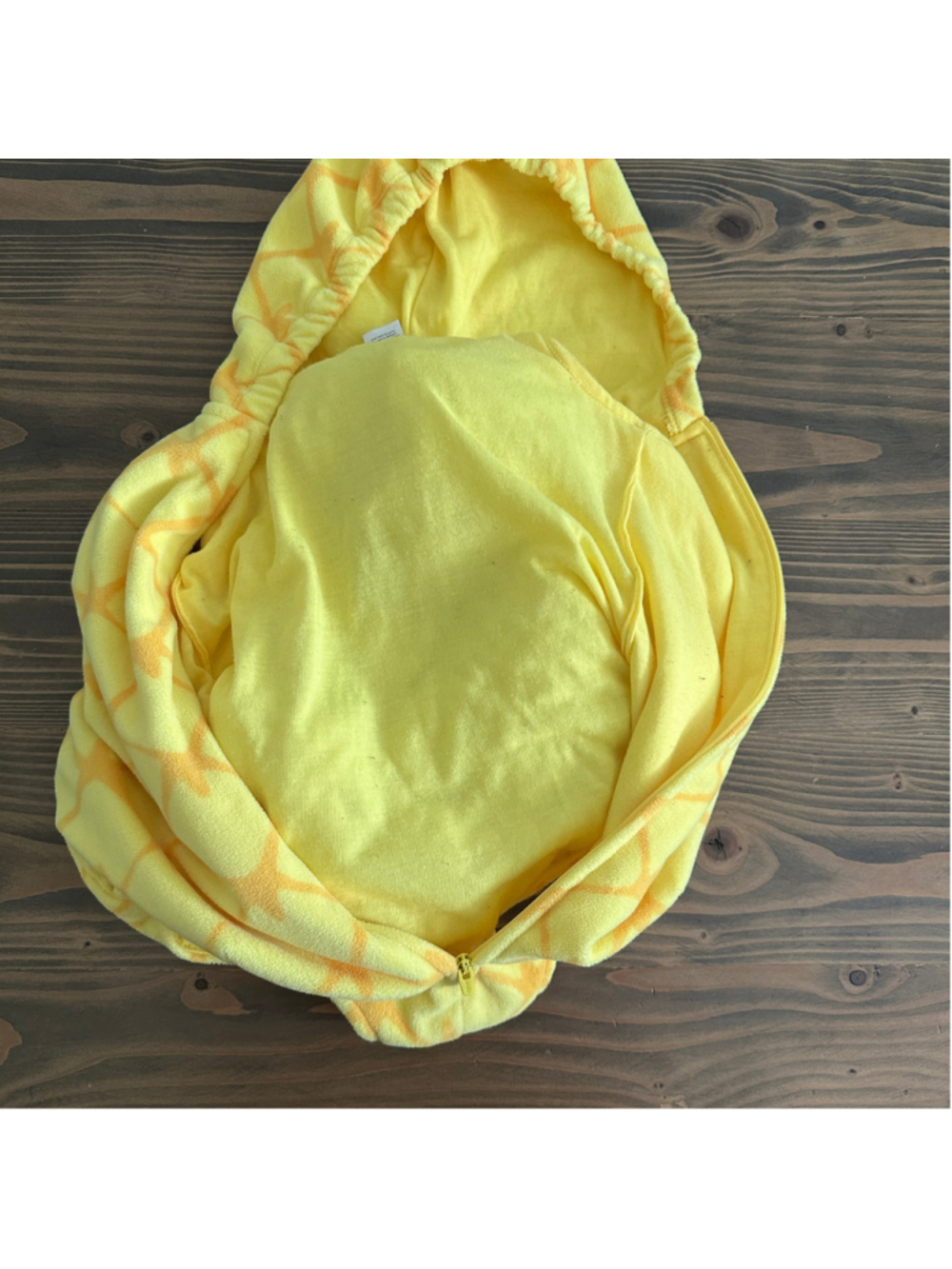 Carter's Baby Pineapple Halloween Costume 18M Yellow Green Fleece Hooded - Picture 3 of 6